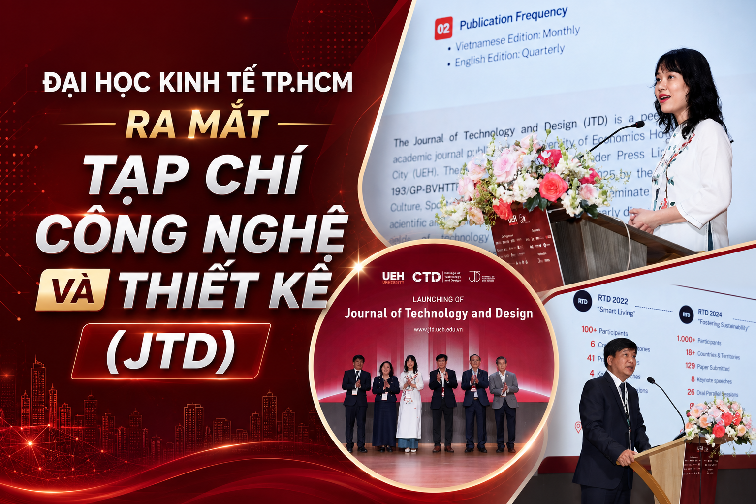 Đại học Kinh tế TP.HCM ra mắt Tạp chí Công nghệ và Thiết kế (JTD) - Ảnh 1