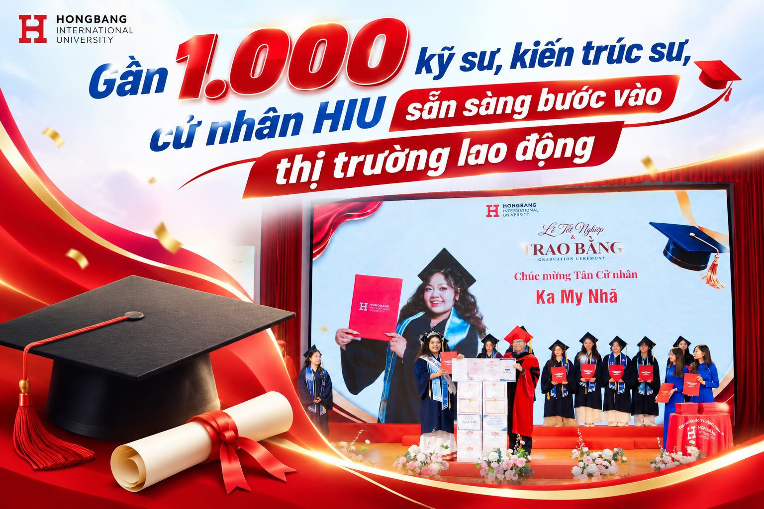 Gần 1.000 kỹ sư, kiến trúc sư, cử nhân HIU sẵn sàng bước vào thị trường lao động - Ảnh 1