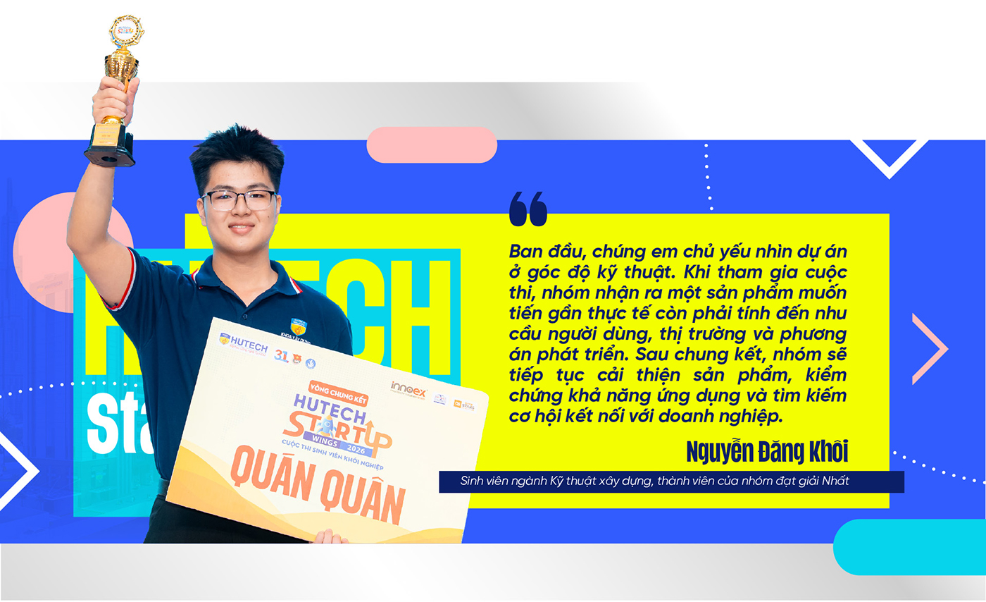 HUTECH Startup Wings: Phép thử khởi nghiệp cho những ý tưởng sinh viên - Ành 5