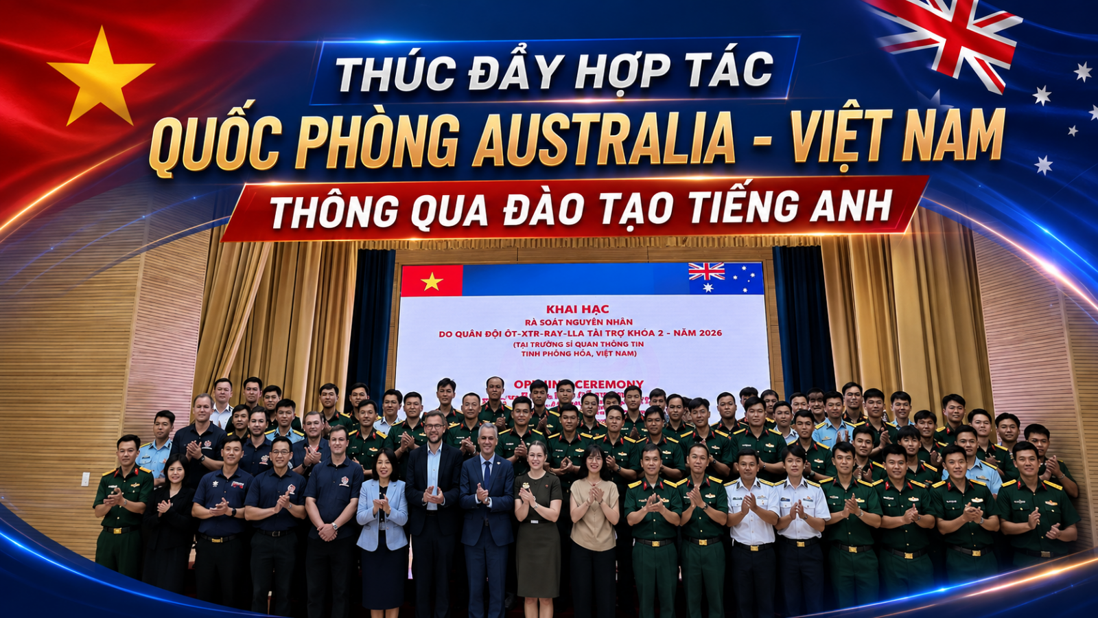 Thúc đẩy hợp tác quốc phòng Australia - Việt Nam thông qua đào tạo tiếng Anh - Ảnh 1