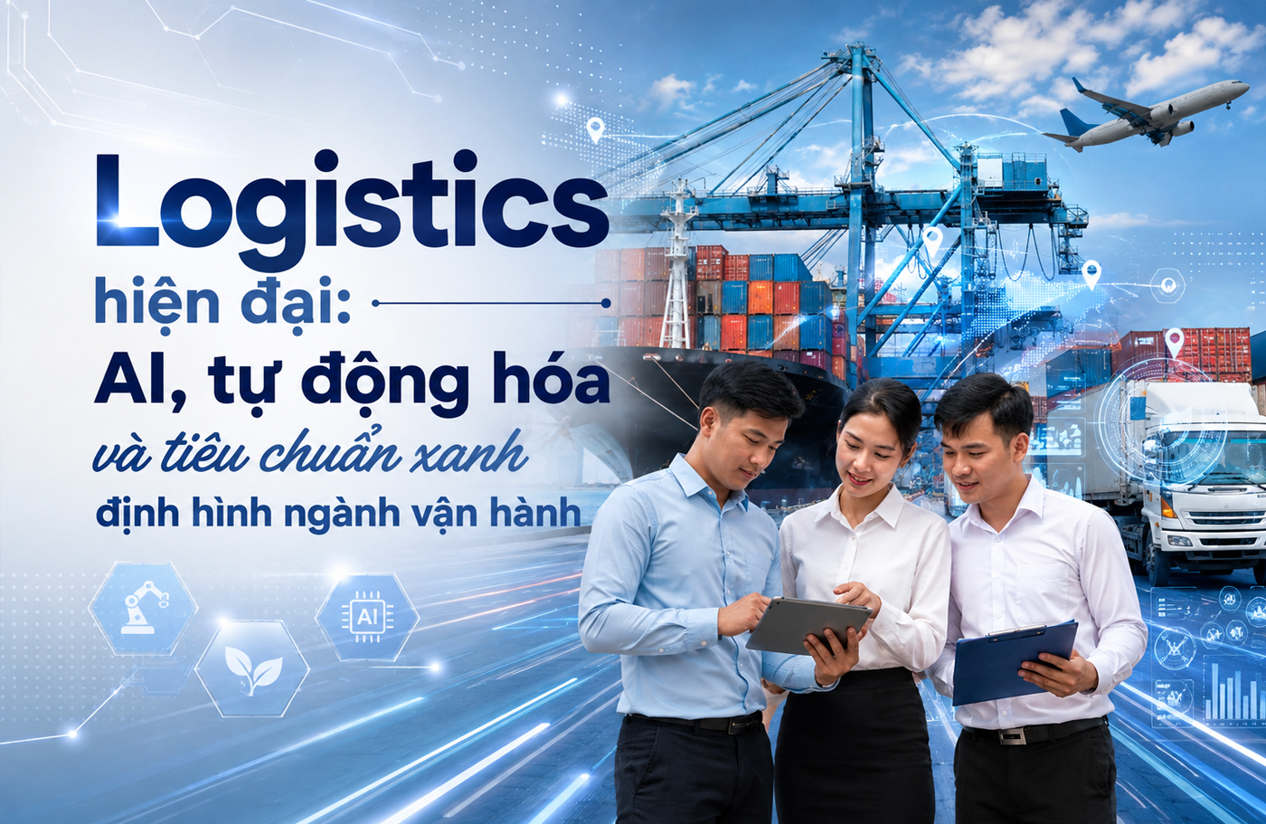 Logistics hiện đại: AI, tự động hóa và tiêu chuẩn xanh định hình ngành vận hành - Ảnh 1