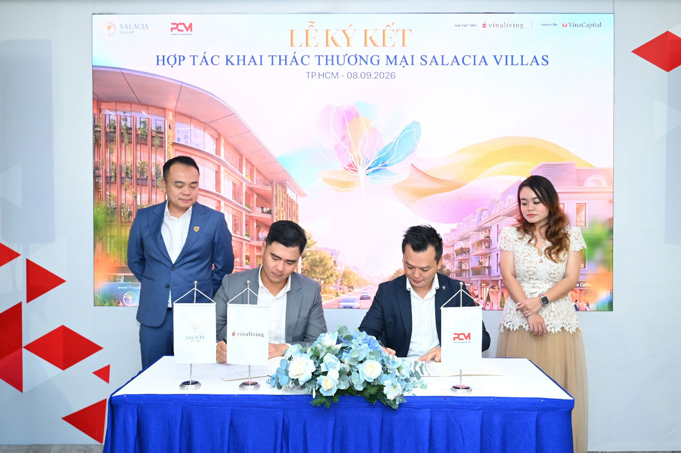 VinaLiving ký kết hợp tác với PCM, đưa loạt thương hiệu về Salacia Villas VinaLiving ký kết hợp tác với PCM, đưa loạt thương hiệu về Salacia Villas