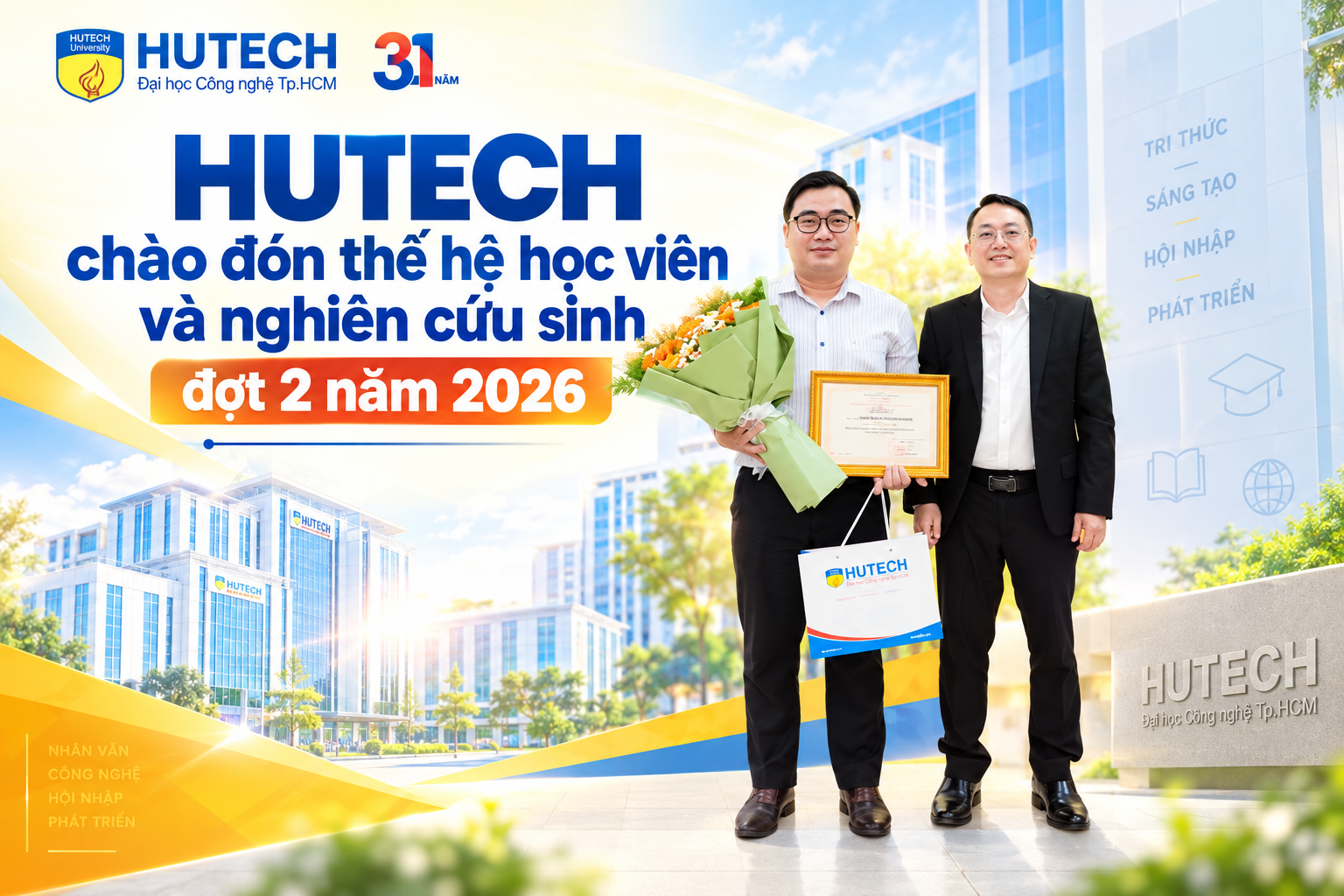 HUTECH chào đón thế hệ học viên và nghiên cứu sinh đợt 2 năm 2026 - Ảnh 1