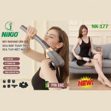 Máy massage cầm tay không dây sạc pin 7 đầu Nikio NK-177 cao cấp