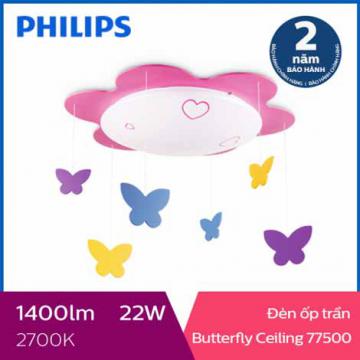 Đèn ốp trần phòng trẻ em Philips LED Butterfly 77500 22W