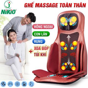 Ghế massage đấm bóp toàn thân hồng ngoại Nhật Bản Nikio NK-181