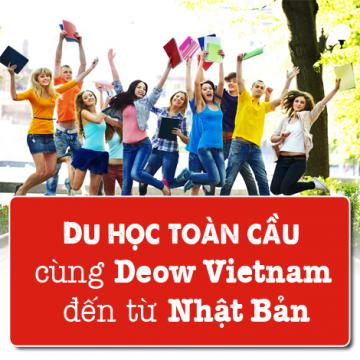 Du học toàn cầu cùng Deow Vietnam đến từ Nhật Bản