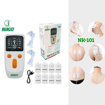 Máy massage xung điện 8 miếng dán trị liệu Nikio NK-101 - Pin sạc