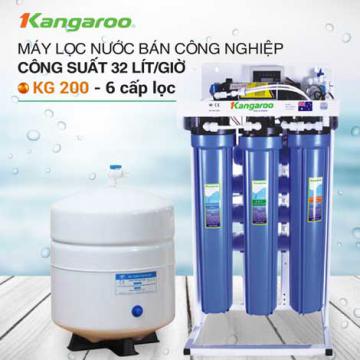 Máy lọc nước RO bán công nghiệp KANGAROO KG-200, 6 cấp lọc