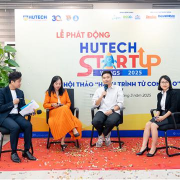 Khởi động sân chơi khởi nghiệp HUTECH Startup Wings 2025