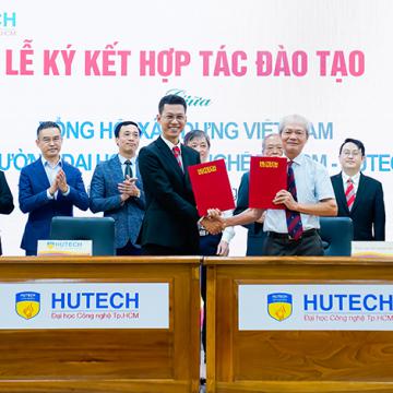 HUTECH ký kết hợp tác với Tổng hội Xây dựng Việt Nam về đào tạo