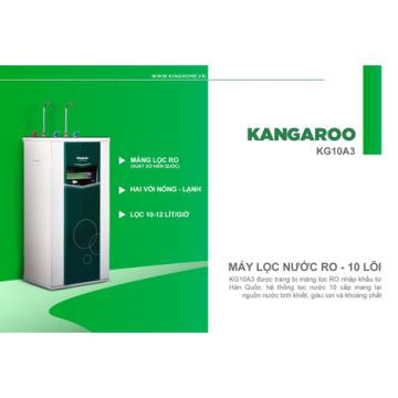 Siêu giảm giá máy lọc nóng lạnh RO 10 lõi Kangaroo KG10A3