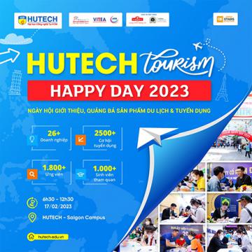 Hơn 30 doanh nghiệp cần tuyển 2.500 việc làm tại HUTECH Tourism Happy Day 2023