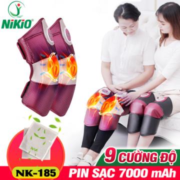 Máy massage đầu gối pin sạc, rung và nóng Nikio NK-185