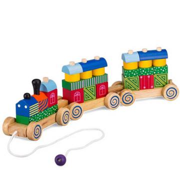 Trò chơi xe lửa bằng gỗ hoa văn Winwintoy 64272