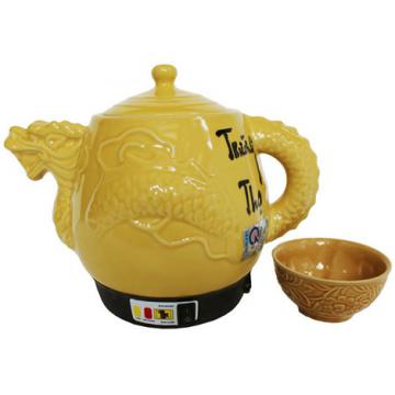 Ấm sắc thuốc điện Trường Thọ Rồng Vàng