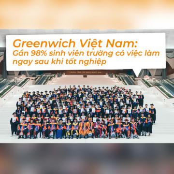 Greenwich Việt Nam: Gần 98% sinh viên trường có việc làm ngay sau khi tốt nghiệp