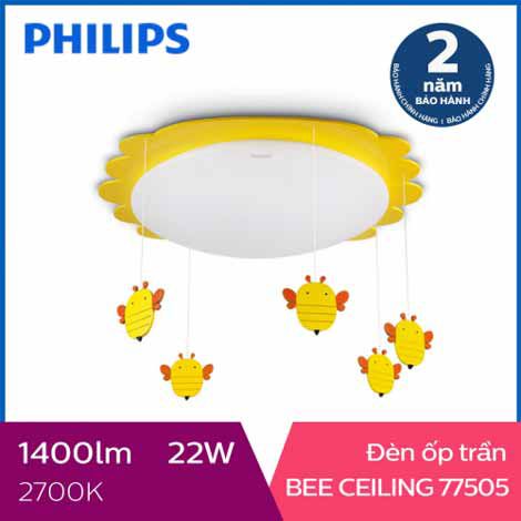 Đèn ốp trần phòng trẻ em Philips LED Bee 77505 22W