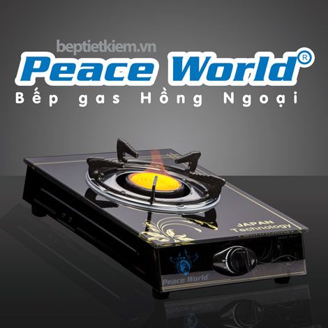 Bếp gas đơn hồng ngoại cao cấp Peace World