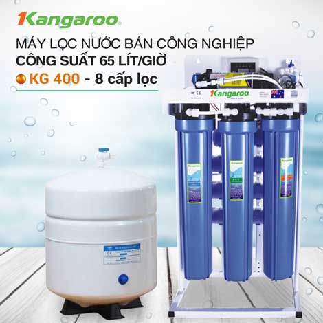 Máy lọc nước RO bán công nghiệp KANGAROO KG-400, 8 cấp lọc