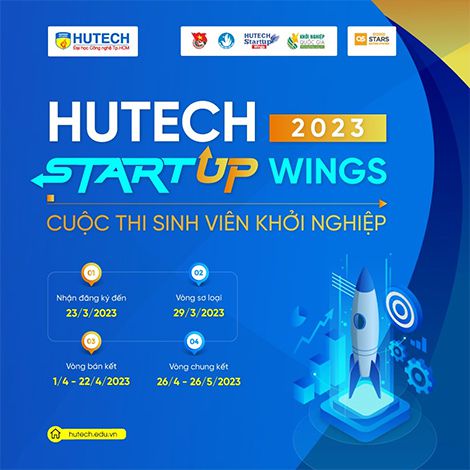 HUTECH Startup Wings 2023 - sân chơi khởi nghiệp cho sinh viên đã trở lại