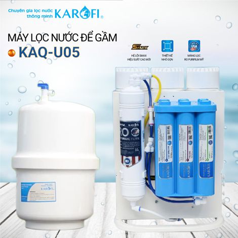 Máy lọc nước RO để gầm, không tủ KAROFI KAQ-U05 (10 cấp lọc)