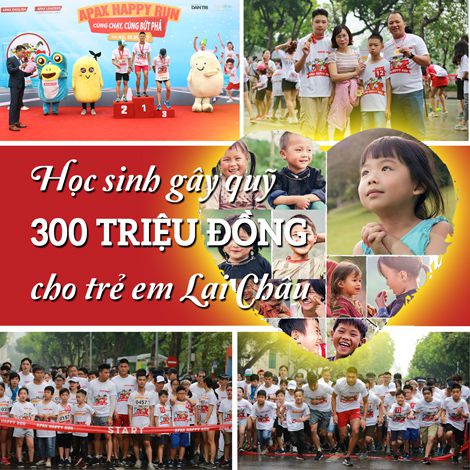 Học sinh gây quỹ 300 triệu đồng cho trẻ em Lai Châu