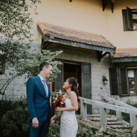 Tiệc cưới trong sân vườn biệt thự Pháp cổ