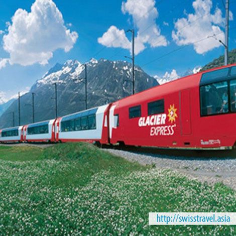 Khám phá Thụy Sĩ trên chuyến tàu Glacier Express