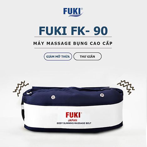 Đai massage bụng FUKI Nhật Bản FK-90 vải dù siêu bền