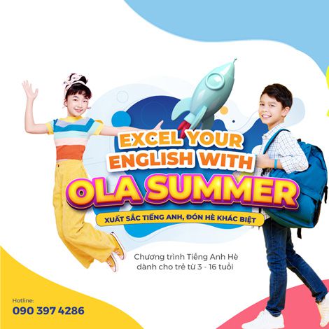 OLA ra mắt chương trình tiếng Anh hè 2022 cho trẻ từ 3-16 tuổi