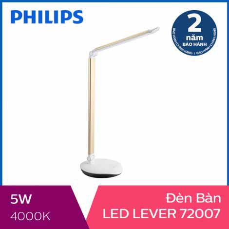Đèn bàn, đèn học chống cận Philips LED Lever 72007 5W