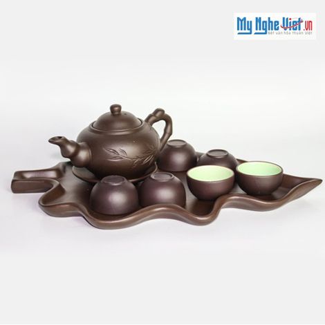 Bộ bình trà gốm Bát Tràng - Nét văn hóa của người Việt