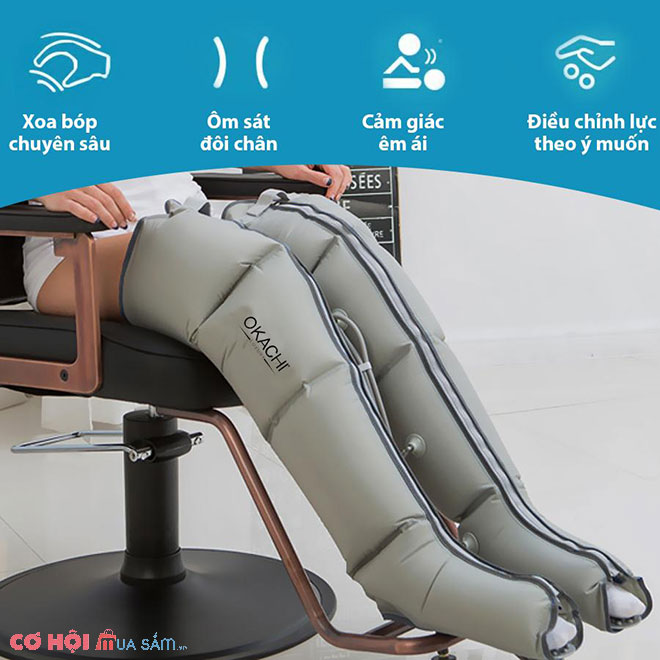 Phụ kiện phần chân máy nén ép suy giãn tĩnh mạch OKACHI chính hãng