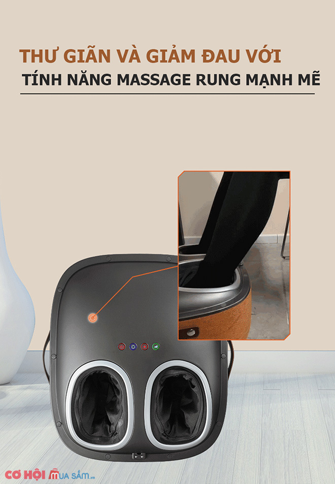 Nhận xét về máy massage chân QSeat OTO QS-88 màu cam
