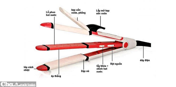 Máy tạo kiểu tóc Shinon SH-8005 Máy tạo kiểu tóc Shinon SH-8005