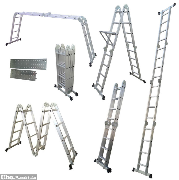 Thang nhôm đa năng Đài Loan Pal B6 245 chính hãng Thang nhôm đa năng Đài Loan Pal B6 245 chính hãng