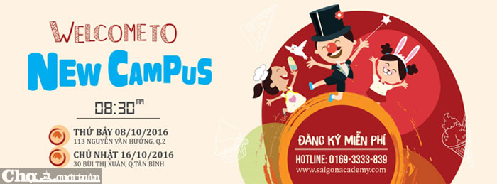 Ngày hội Welcome to New Campus tại Saigon Academy