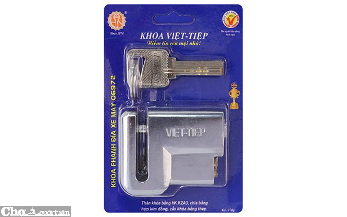 Khóa phanh đĩa xe máy chống trộm Việt Tiệp 06972