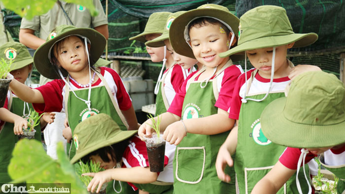 Cùng bé khám phá “Funny Farm” tại trường Saigon Academy