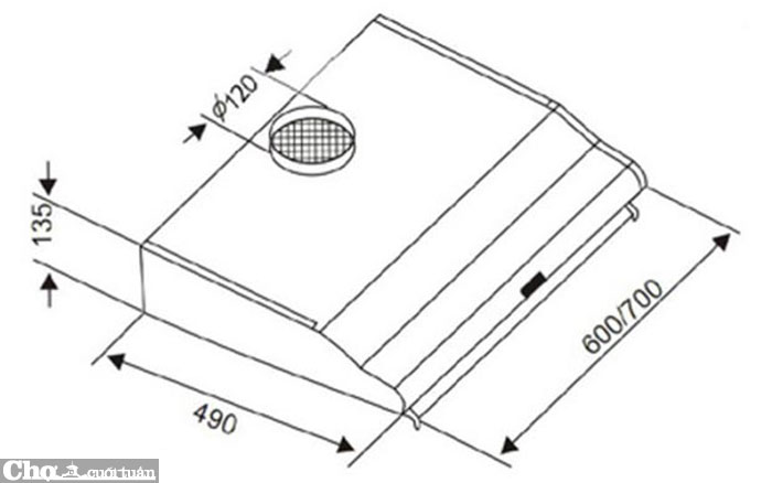 Máy hút mùi bếp Canzy CZ 2060B
