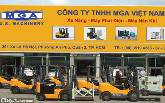 Xe nâng diesel MGA 2,5 tấn 2 khúc 3m