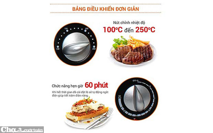 Lò nướng điện Comet CM6516, dung tích 18L