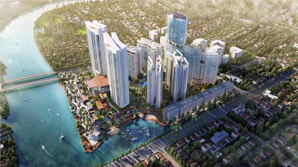 Cây cảnh trăm tuổi tại khu phức hợp Kenton Node Hotel Complex