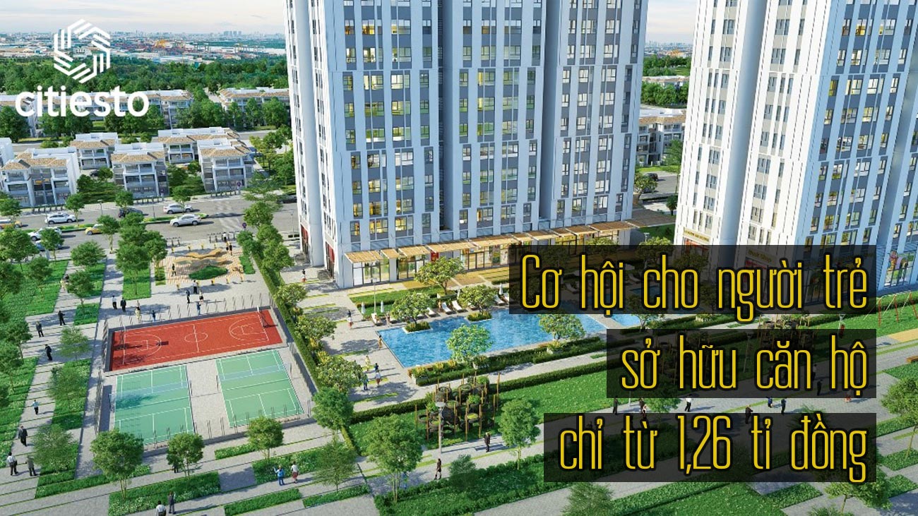 Cơ hội cho người trẻ sở hữu căn hộ chỉ từ 1,26 tỉ đồng