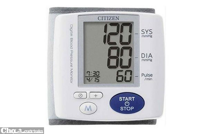 Máy đo huyết áp cổ tay Citizen CH-617