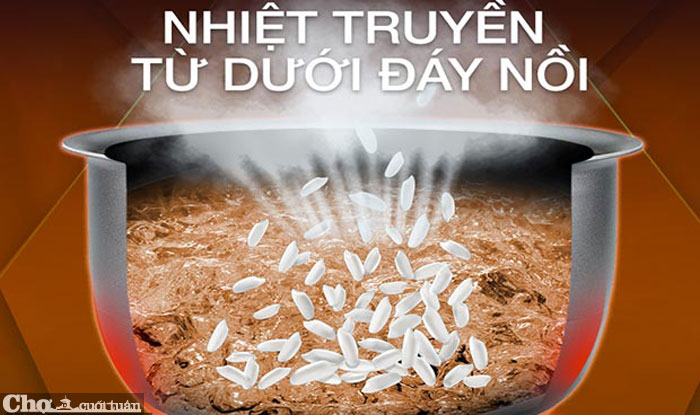 Nồi cơm điện Kim Cương nắp rời giá rẻ, dung tích 0.3L
