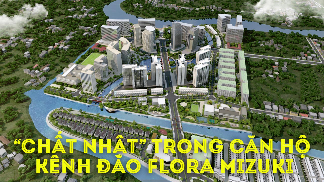 Chất Nhật trong căn hộ kênh đào Flora Mizuki