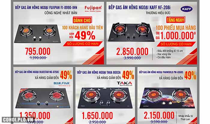 Máy hút mùi bếp nhập khẩu khuyến mãi hấp dẫn