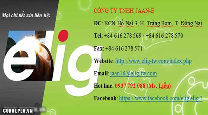 Bố thắng ô tô Elig đã có mặt tại Việt Nam